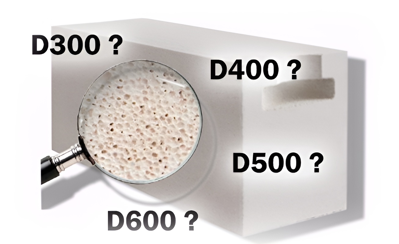 Газоблок разной плотности: D400, D500, D600. В чем отличие и что выбрать?